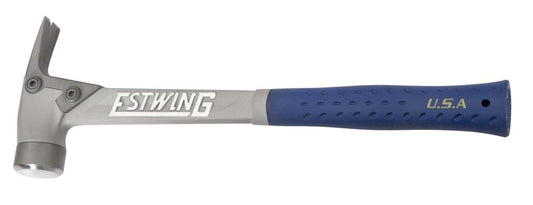 Estwing 14-oz Smooth Face Steel Head Rubber Framing Hammer ALBL