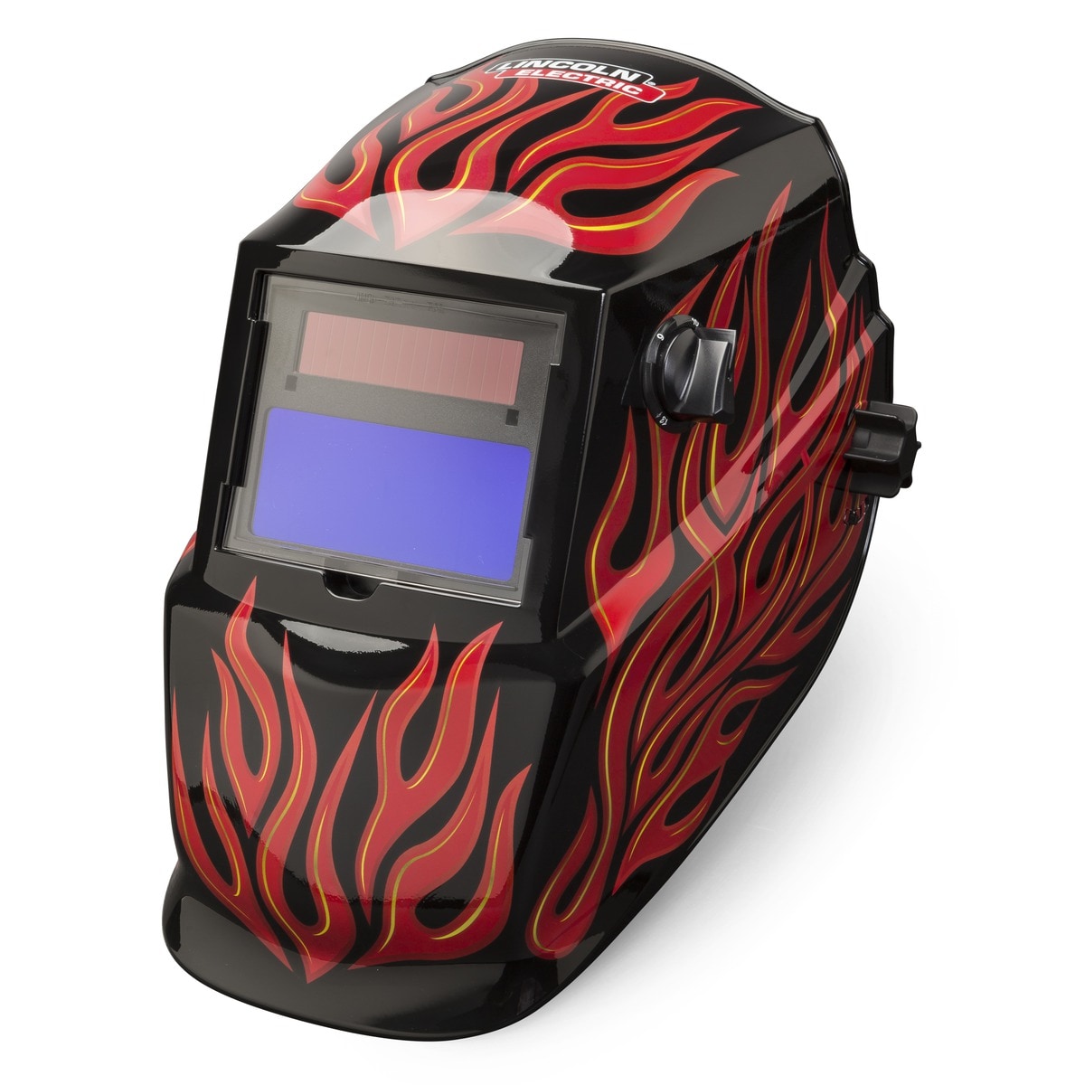 Lincoln Electric Auto Darkening Variable Shade Red Welding Helmet K3446-1