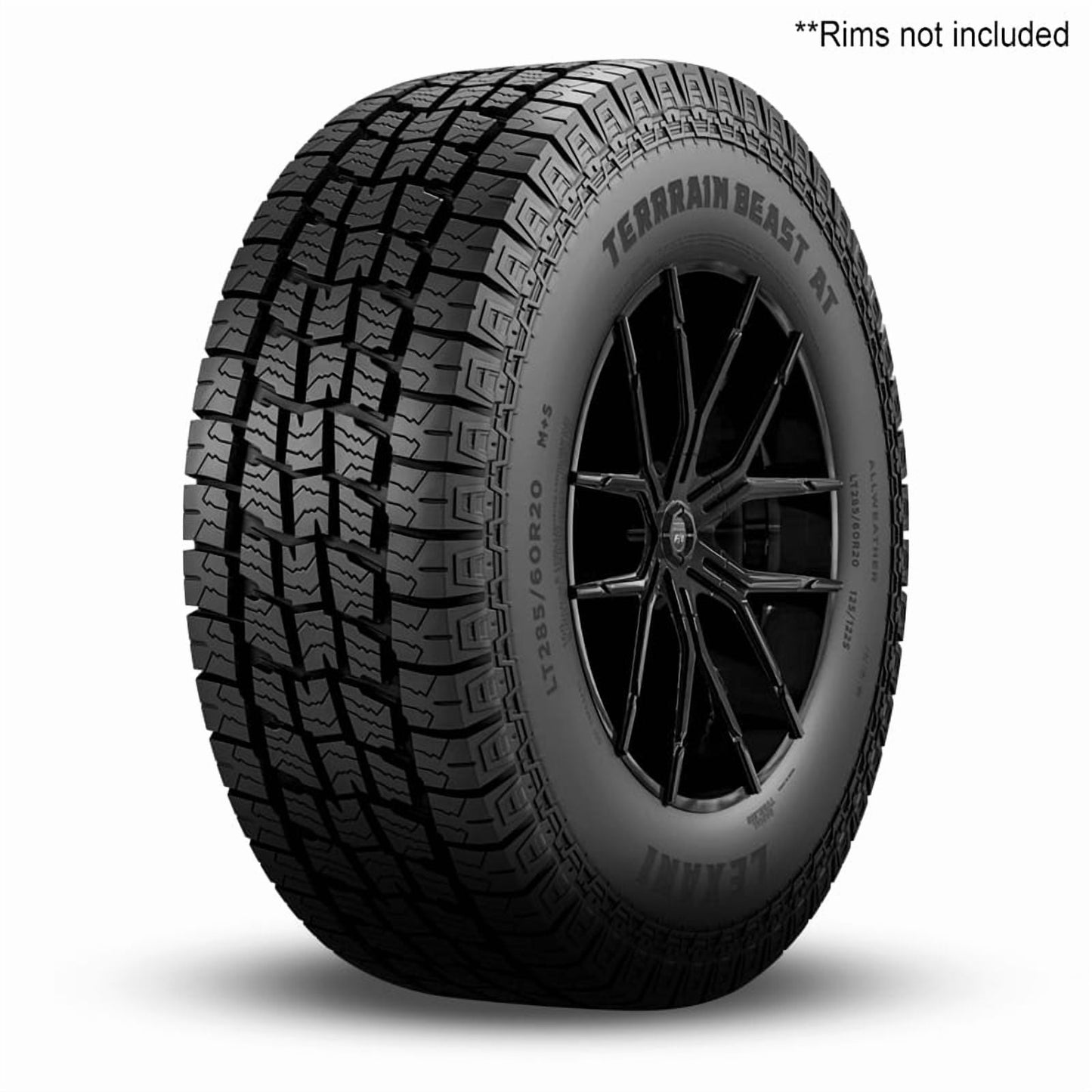 1 Lexani Terrain Beast AT LT275/65R18 123/120S All Terrain 50K Warranty 10 PLY LXSTAT1865010 / 275/65/18 / 2756518