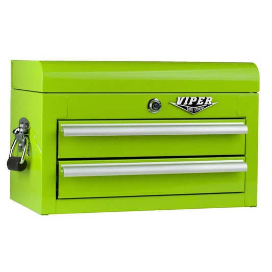 Viper Tool Storage 18-in W x 11.5-in H 2-Drawer Steel Tool Chest (Green) LB218MC