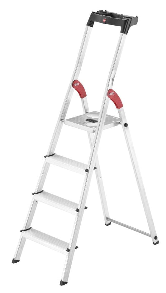 Hailo L60 5.28-ft Aluminum Type 2- 225-lb Load Capacity Platform Step Ladder 9204010008
