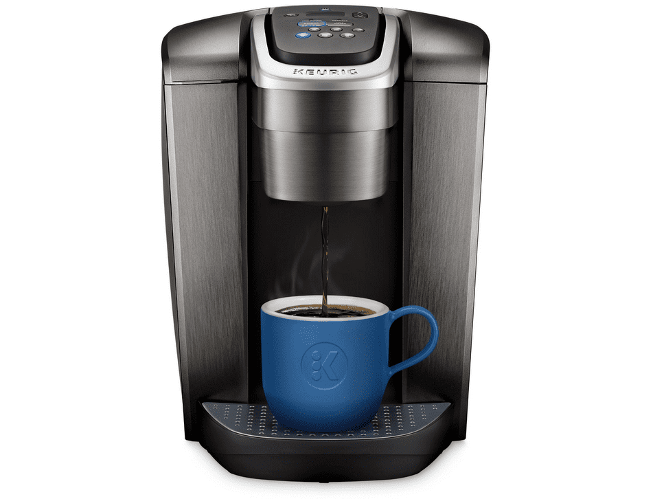 Restored Keurig K-Elite Single-Serve K-Cup Pod Coffee Maker, Brushed Slate (Refurbished)