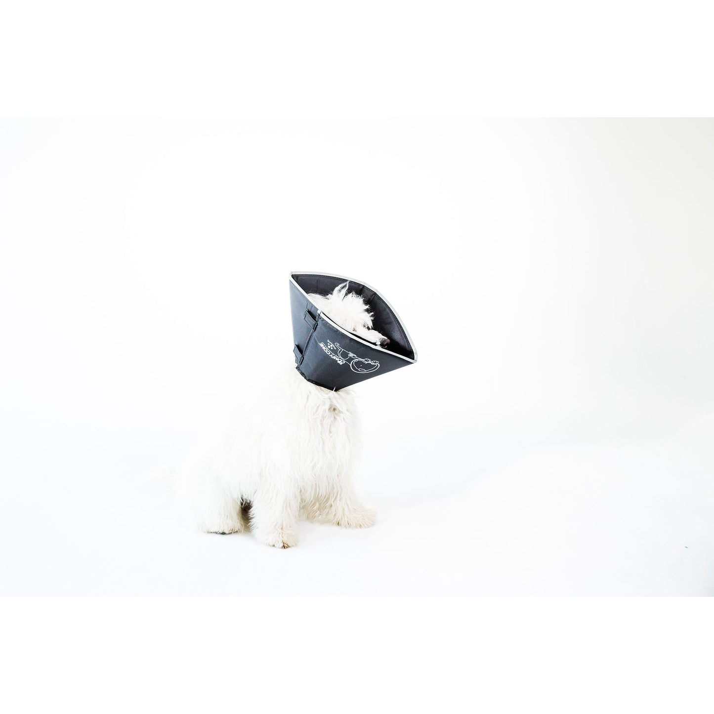 All Four Paws Black Comfy Cone Dog E-Collar X Large