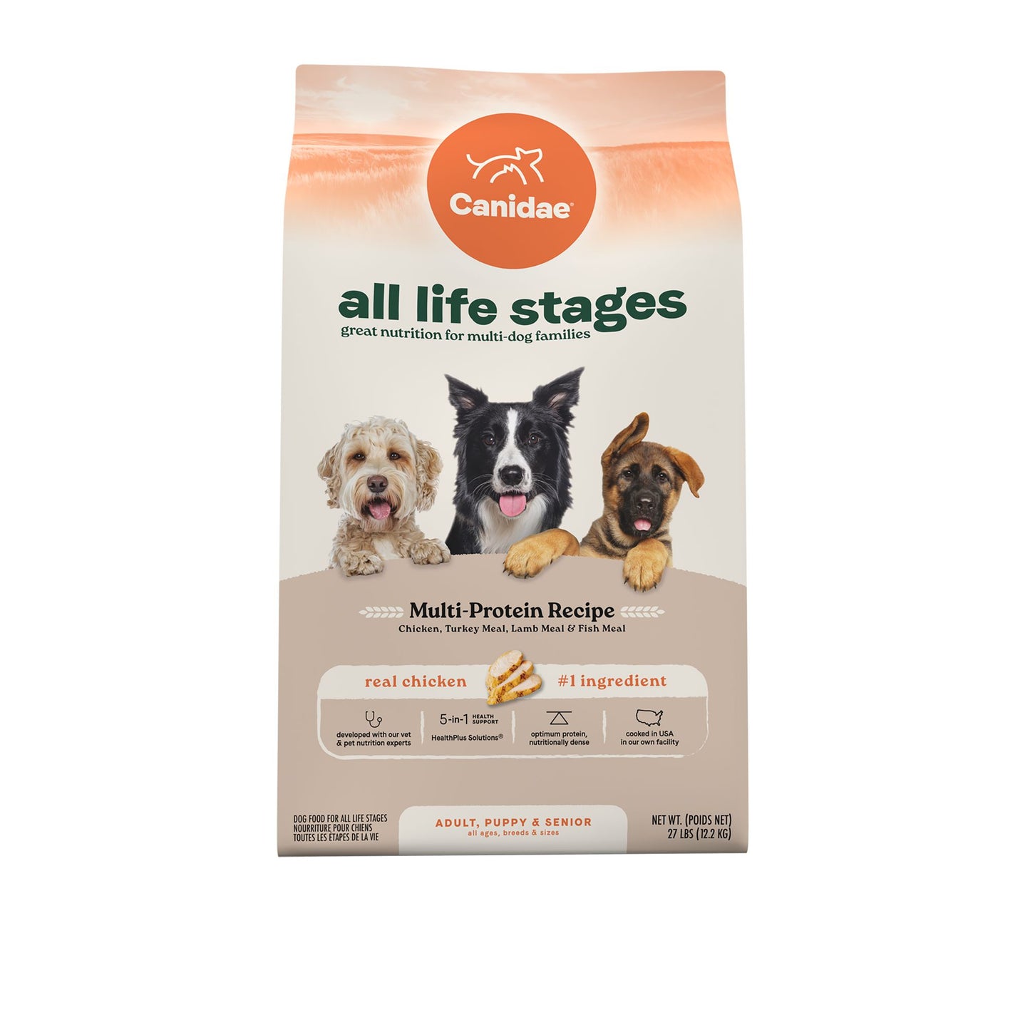 Canidae All Life Stages Dry Dog Food - Multi-Protein Recipe 27 Lb