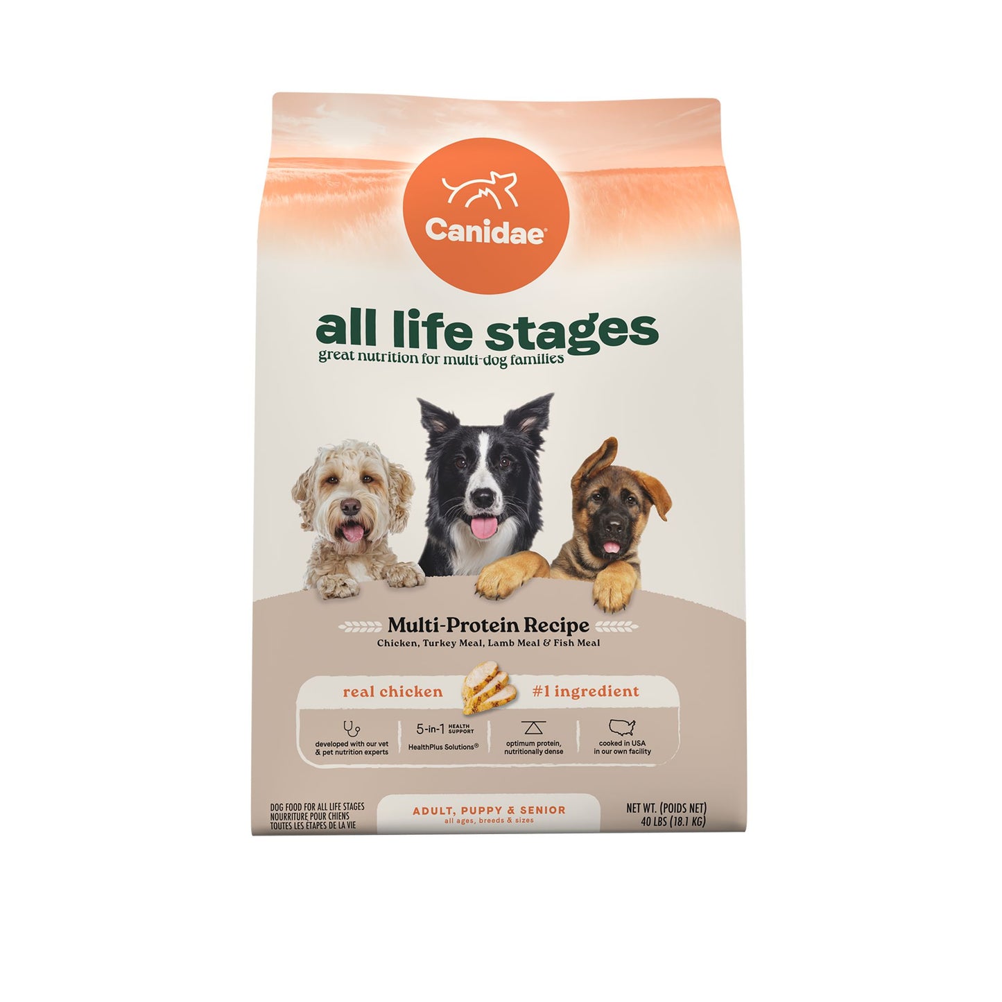 Canidae All Life Stages Dry Dog Food - Multi-Protein Recipe 5 Lb
