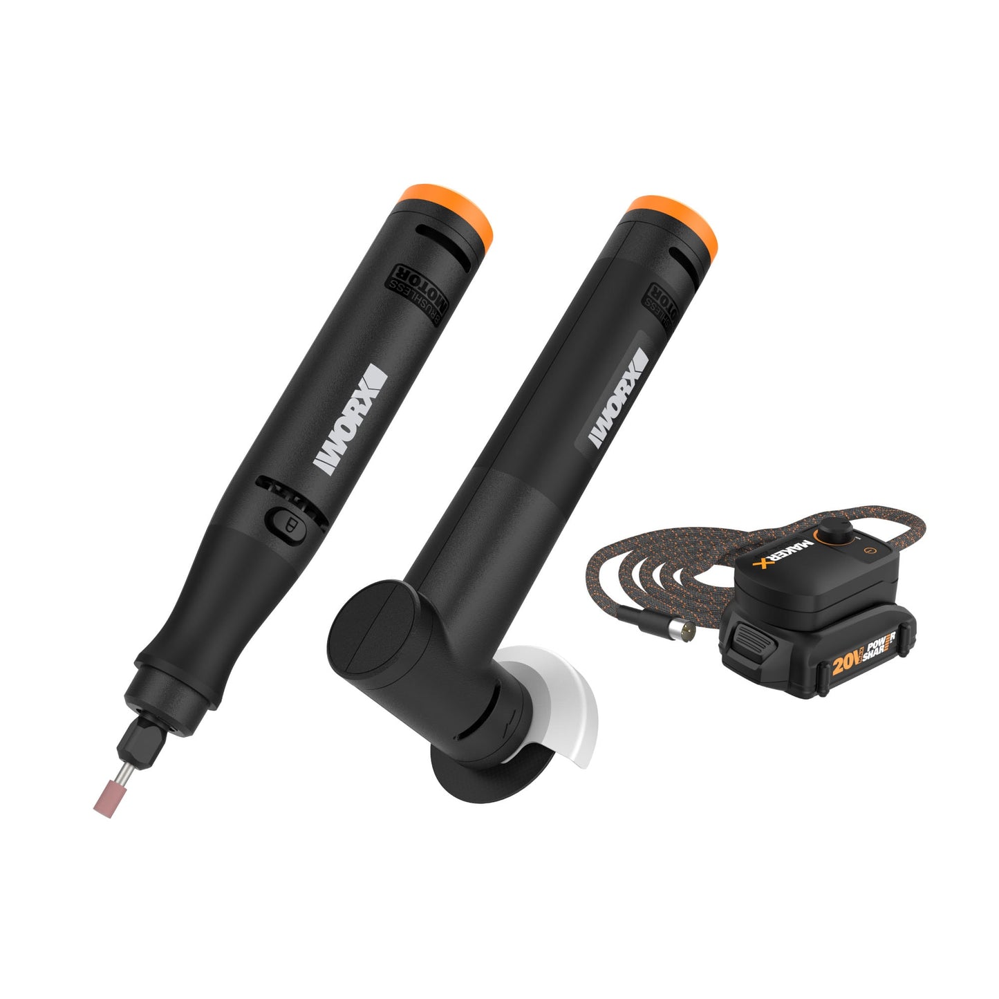 WORX MakerX Variable Corded 20-volt Max Multipurpose Rotary Tool Kit WX990L