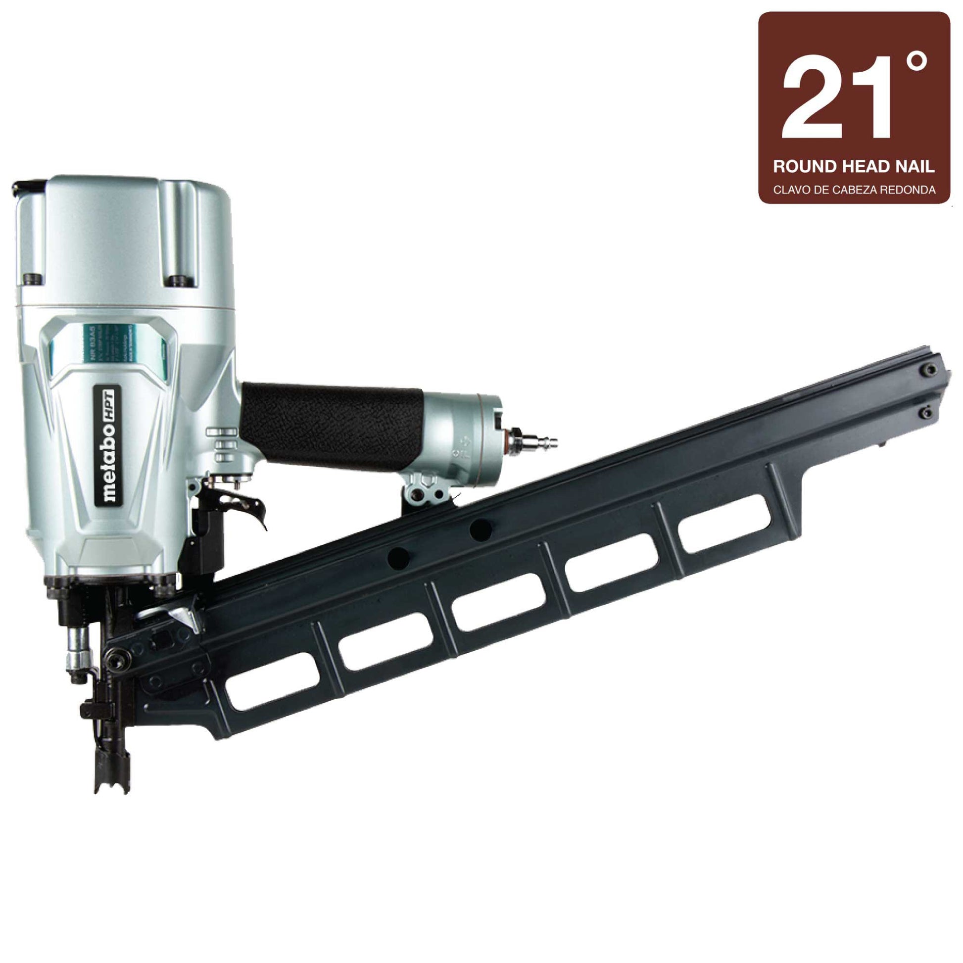 Metabo HPT 3.25-in 21-Degree Pneumatic Framing Nailer NR83A5M