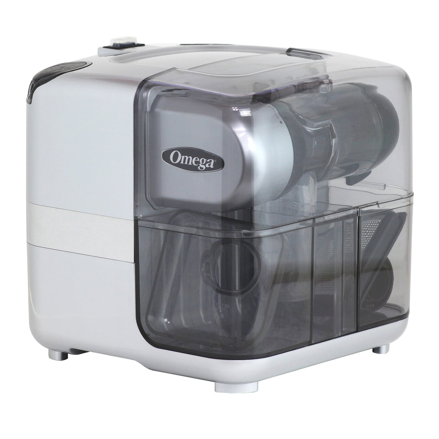 OMEGA 16-oz Juice Extractor with Removable Pulp Tray (Silver) JCUBE500SV