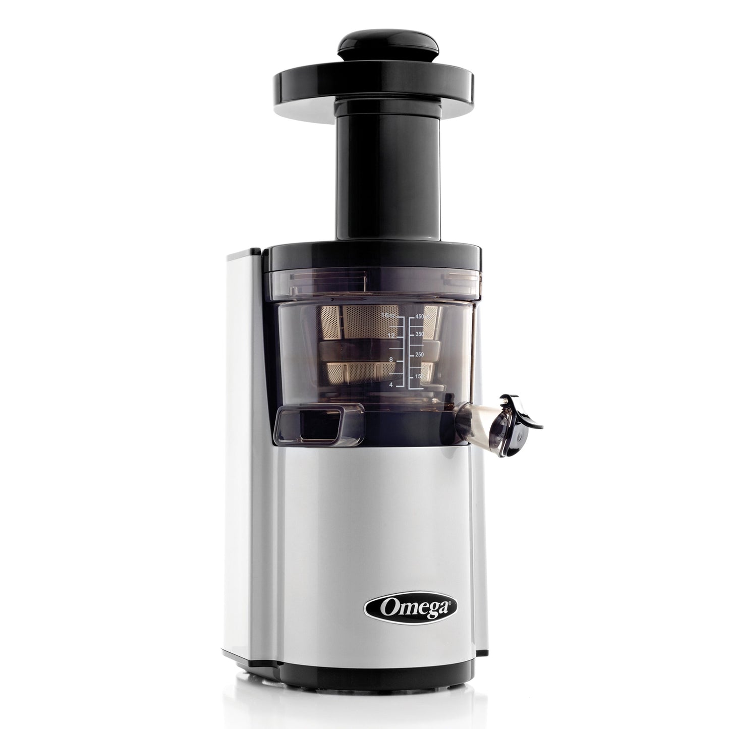 OMEGA 16-oz Juice Extractor with Removable Pulp Tray (Silver) VSJ843RS