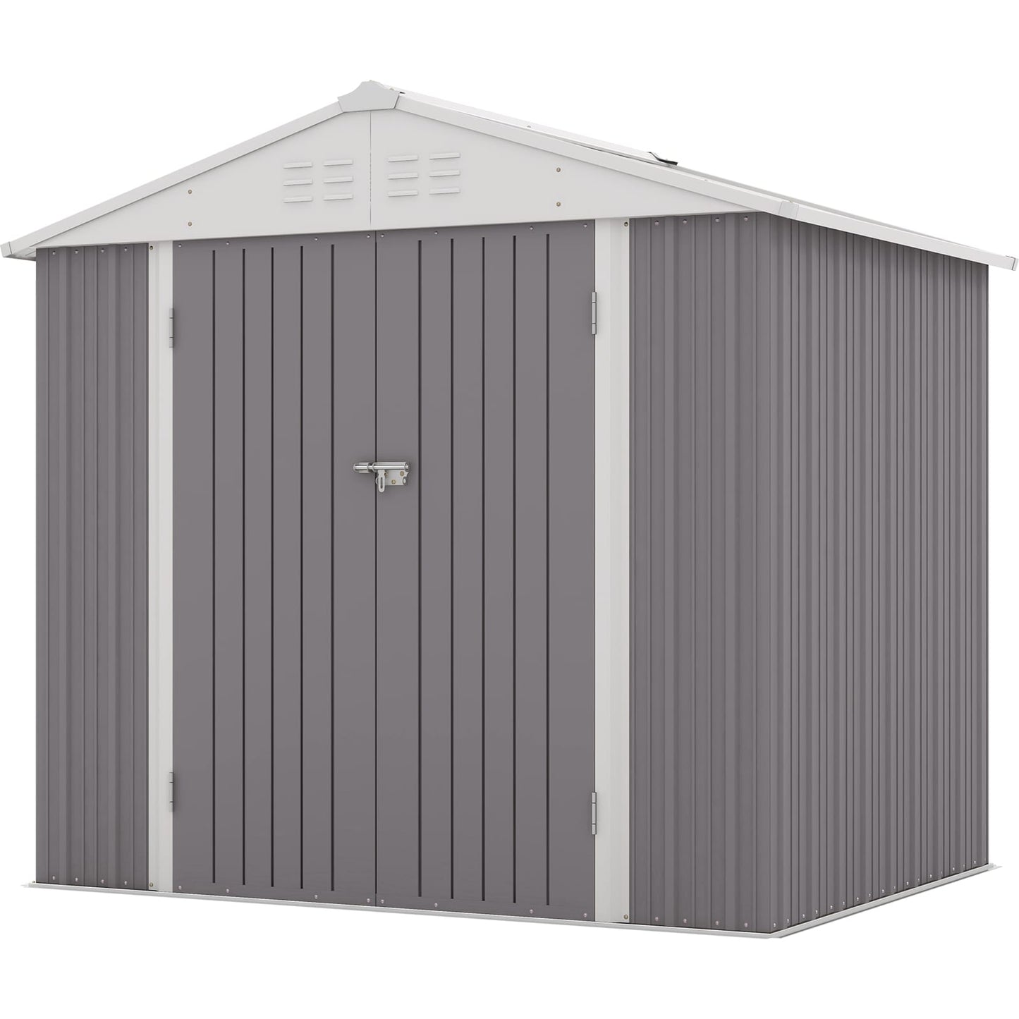 Patiowell 8-ft x 6-ft Galvanized steel Metal Storage Shed