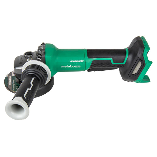 Metabo HPT MultiVolt 4.5-in 18-volt Paddle Switch Brushless Cordless Angle Grinder (Tool Only) G1812DFQ4M