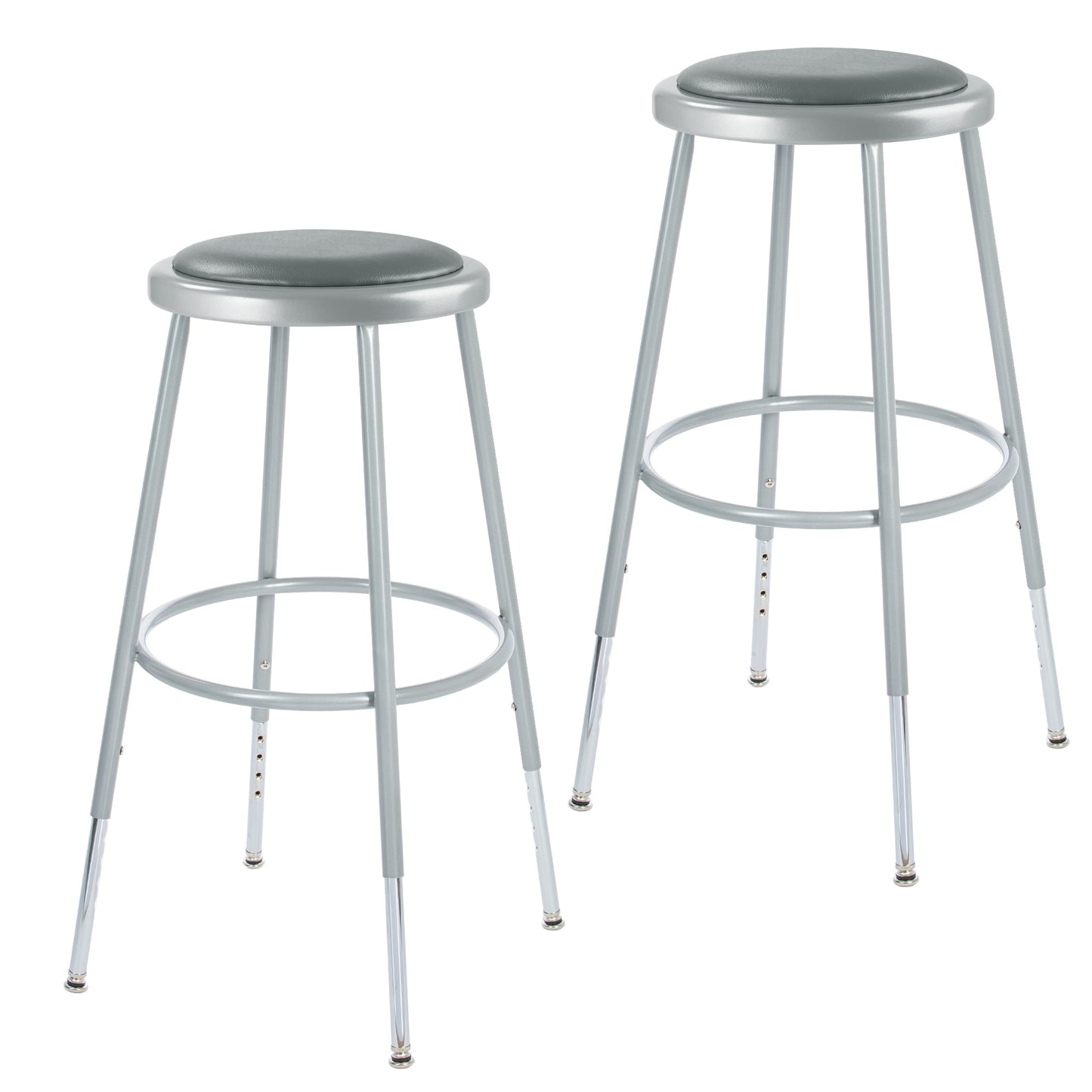 Hampden Furnishings 2-Pack 24.5-in x 14-in Work Seat HMD6400BGY-H/2