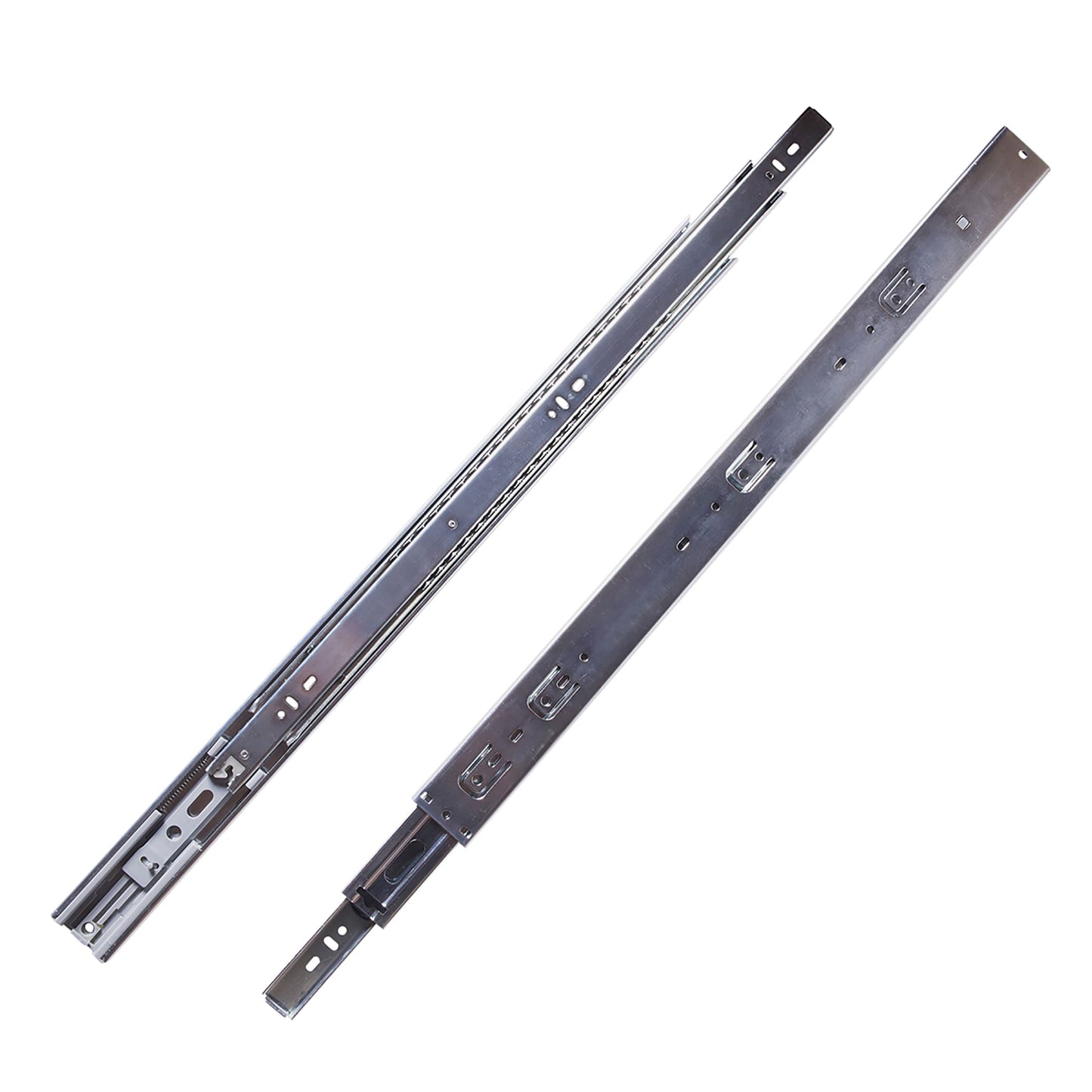 Hickory Hardware 16-in Full Extension Soft Close Side Mount 100-lb Load Capacity Heavy Duty Silver Drawer Slide (5-Pieces) P1055/16-2C-5B