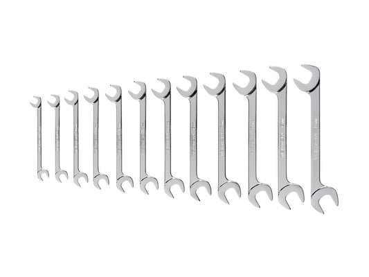 TEKTON 12-Piece Set Metric Angle Open End Wrench WAE90205