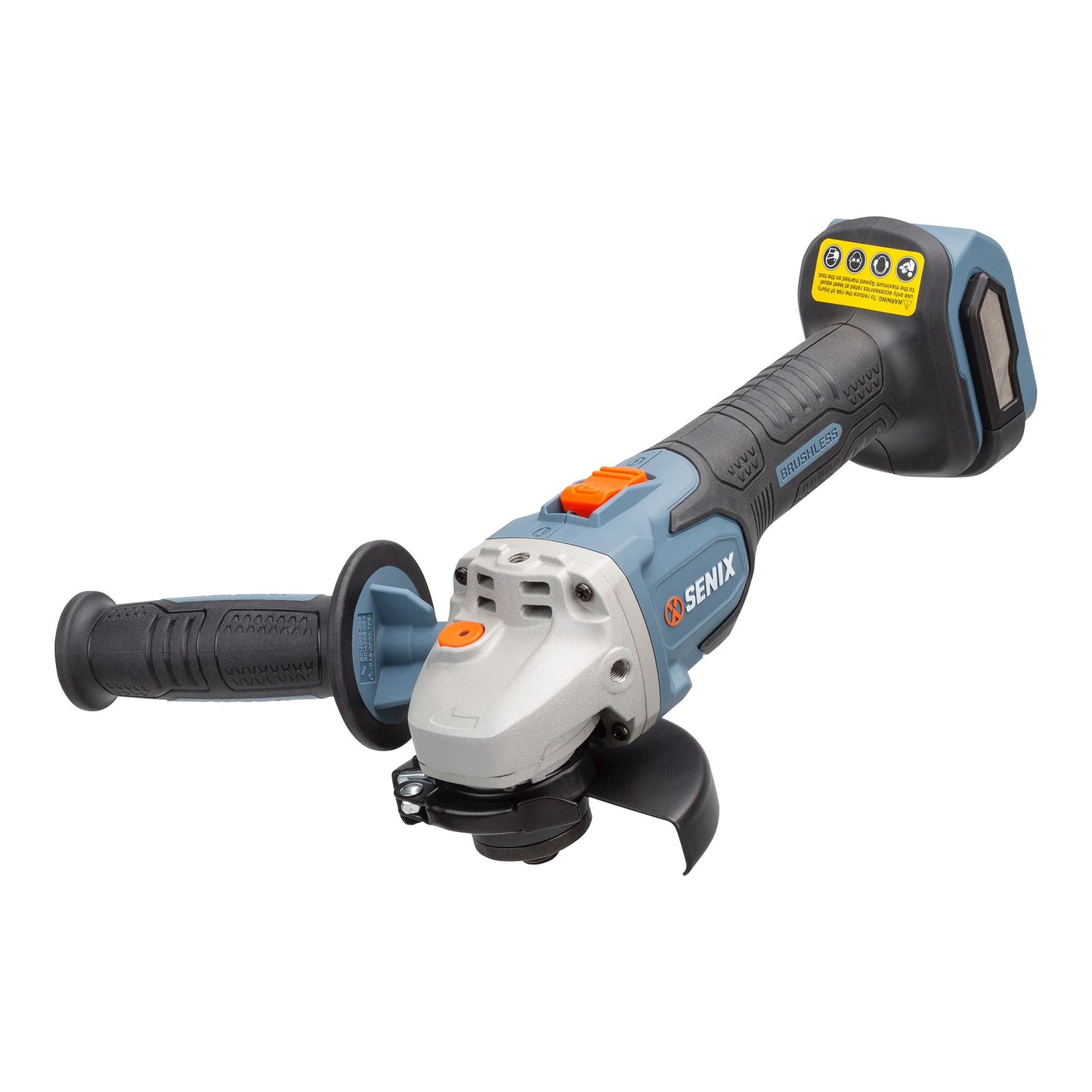 SENIX X2 4.5-in 20-volt Sliding Switch Brushless Cordless Angle Grinder (Tool Only) PAX2115-M2-0