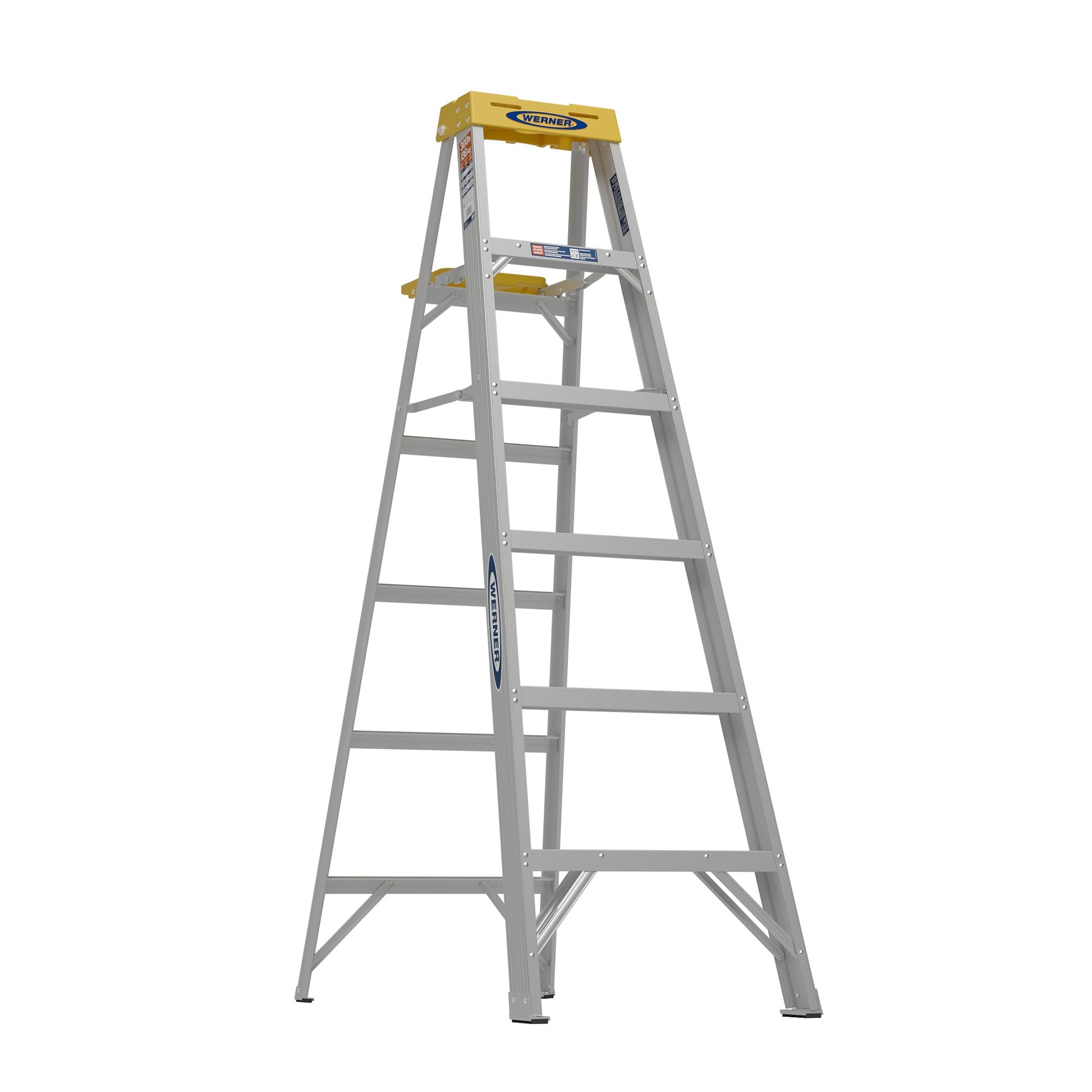 Werner 370 6-ft Aluminum Type 1A-300-lb Load Capacity Step Ladder 376