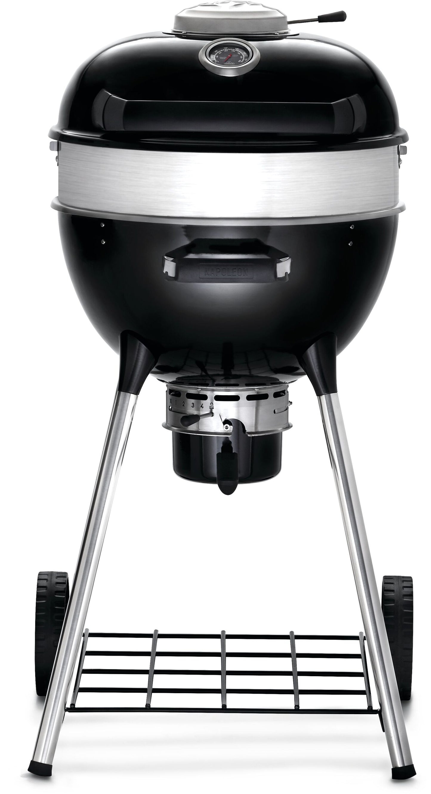 NAPOLEON PRO18 Leg Model 17.5-in W Black/Porcelain Kettle Charcoal Grill