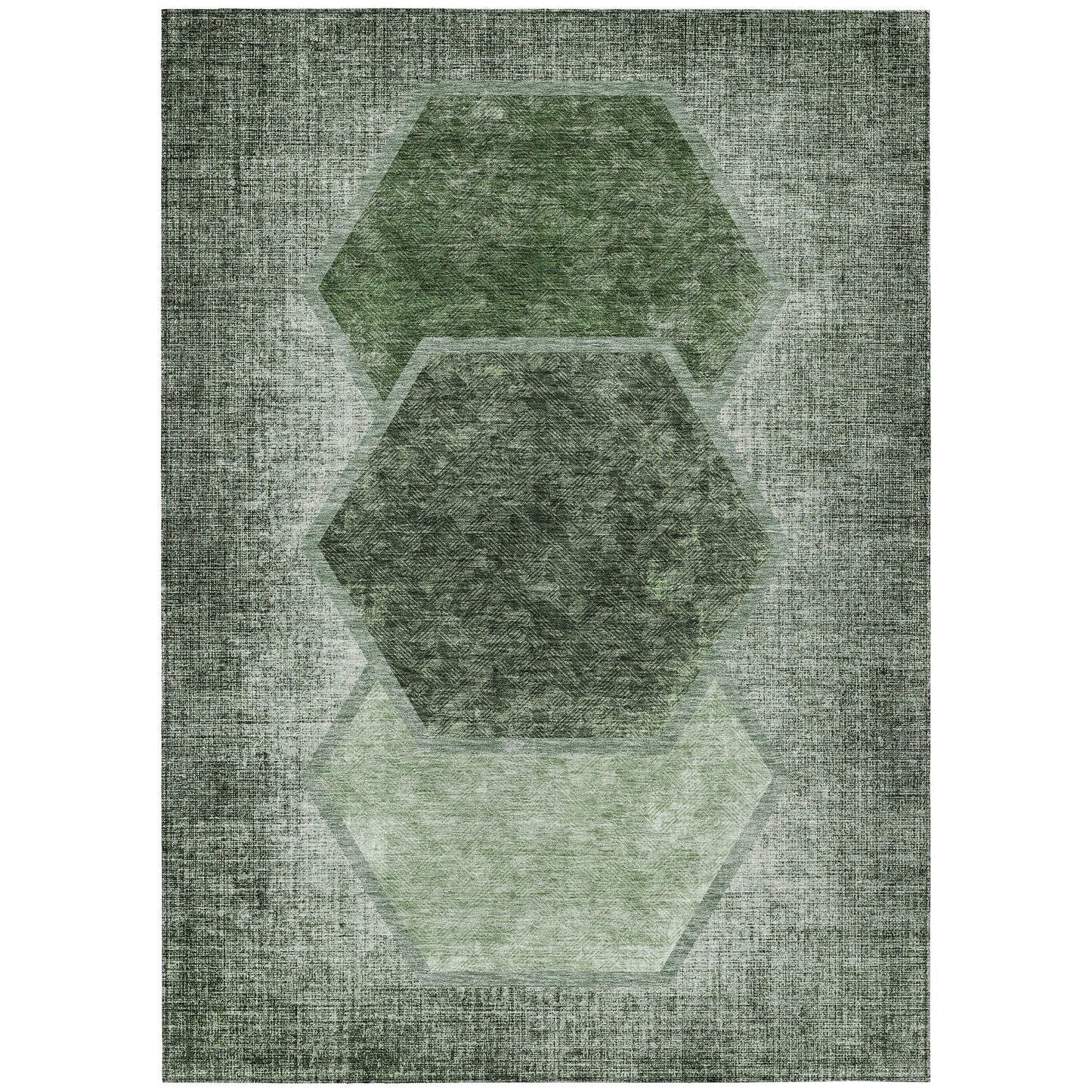 Addison Rugs Chantille ACN679OL 8 x 10 (ft) Olive Rectangular Indoor/Outdoor Geometric Machine washable Area rug