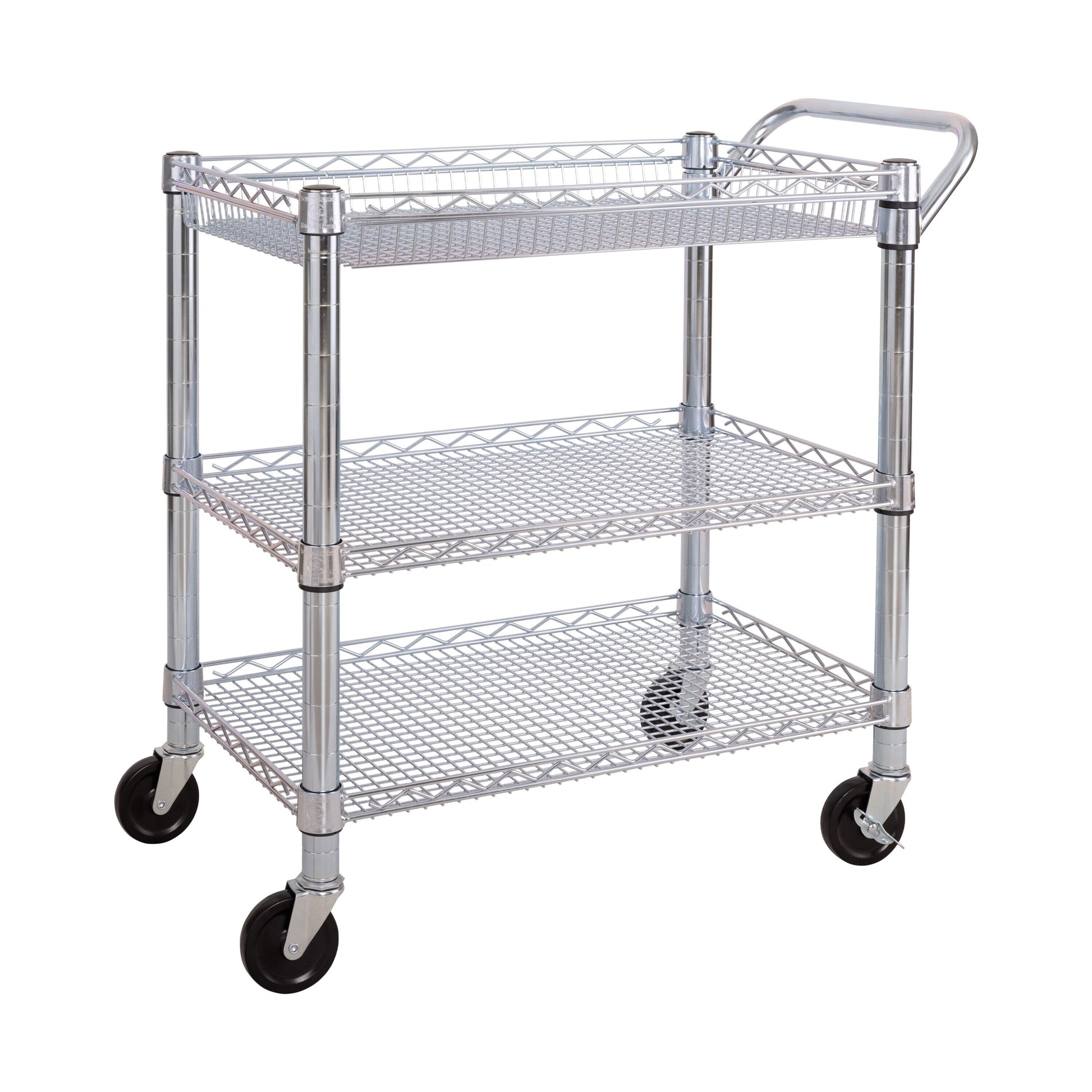 Seville Classics 33.75-in Shelf Utility Cart SHE99307ZB