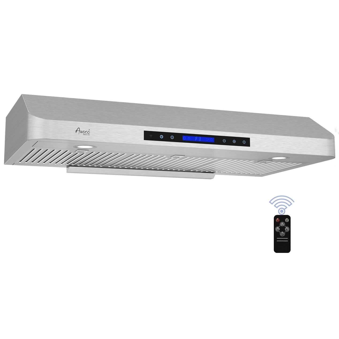 Awoco 36 inch Ducted 900-CFM Stainless Steel Under Cabinet Range Hood