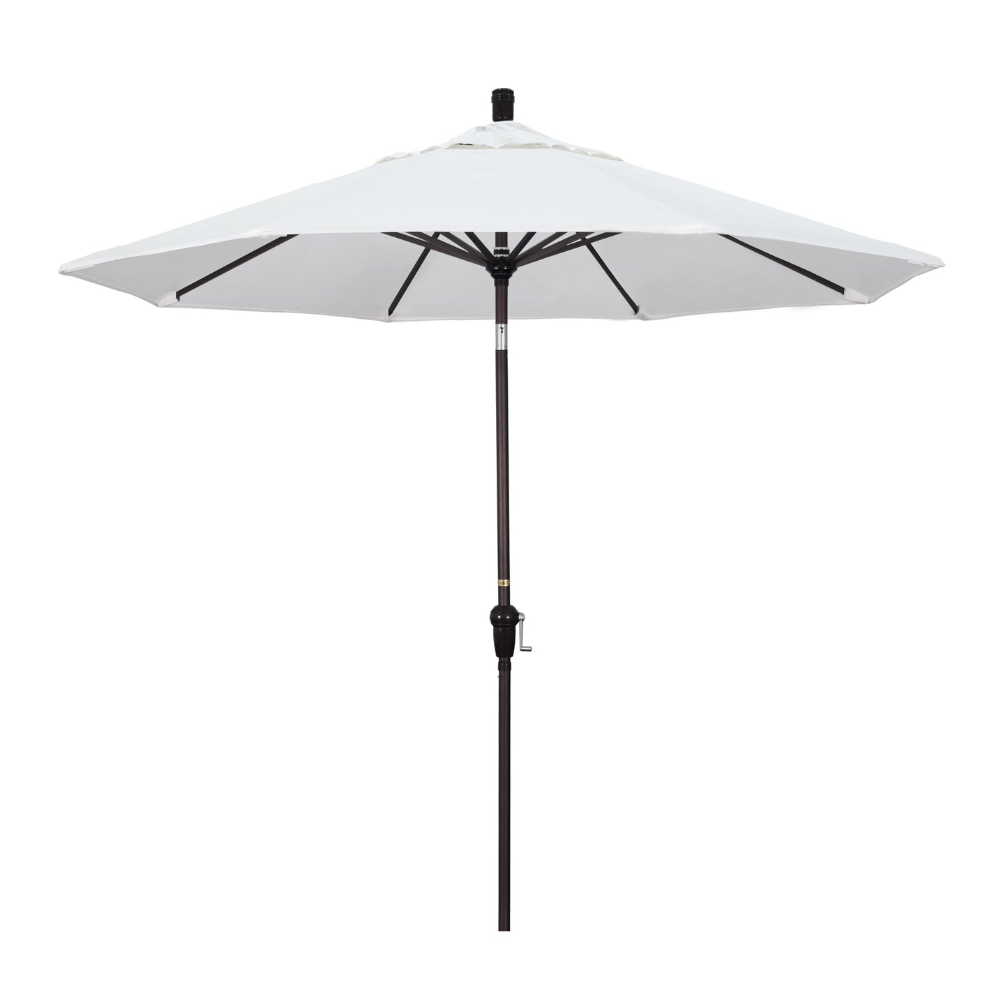 California Umbrella 9-Feet Aluminum White Market Patio Umbrella