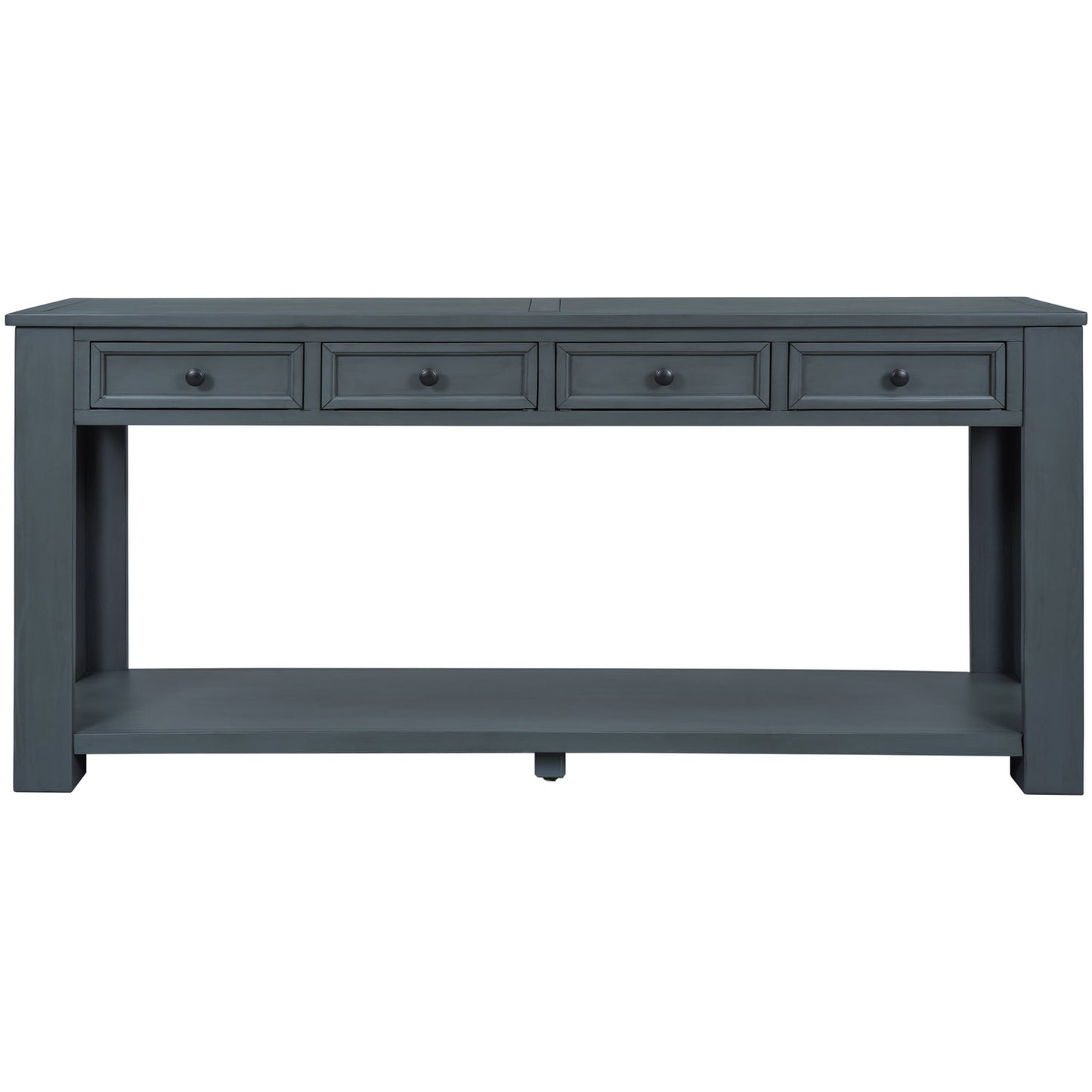 Qualler Modern Wood Wood Pine 63-in W x 30-in H Console table with Drawers