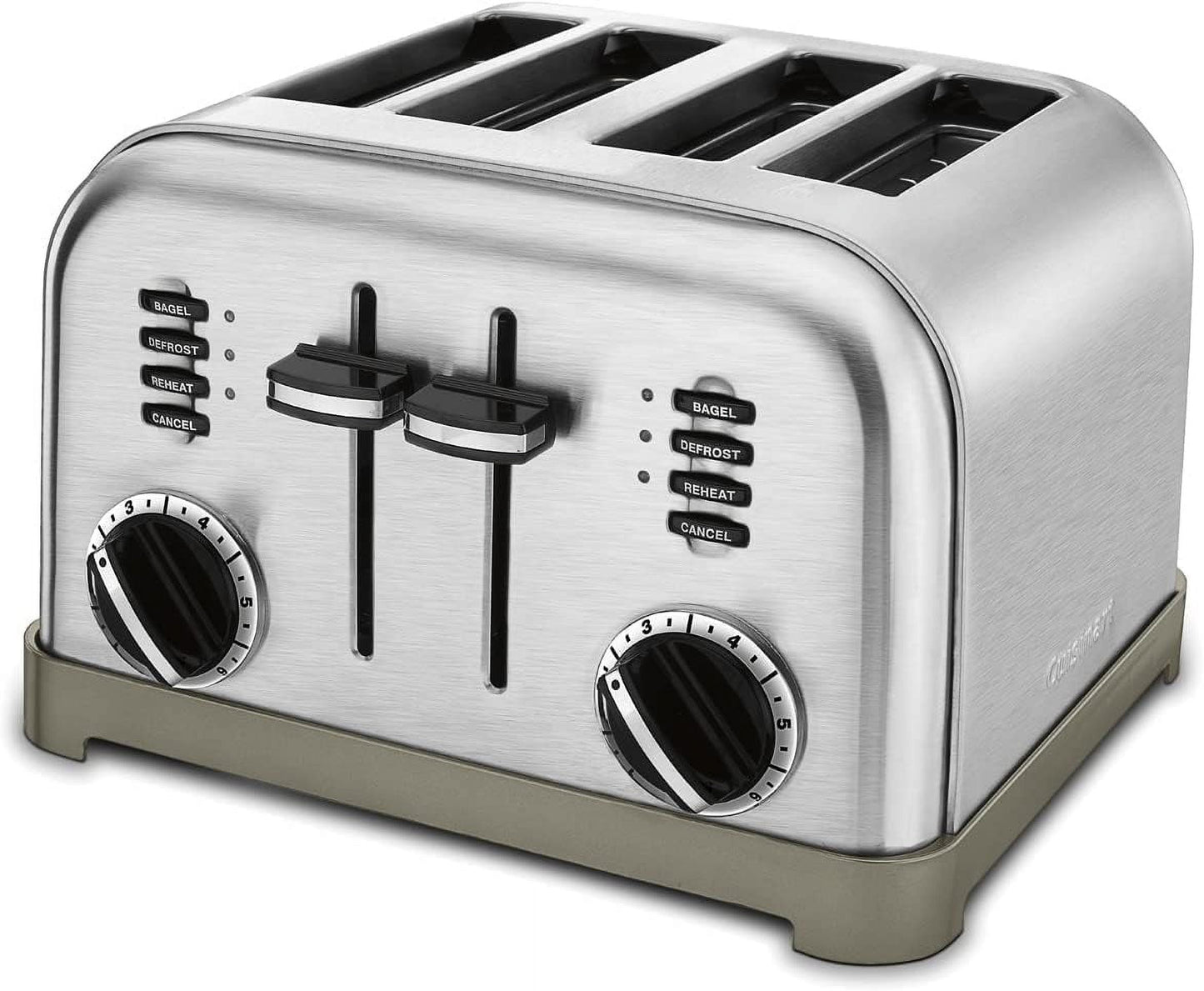 Cuisinart 4-Slice Toaster, 6-browning Levels, Brushed Silver (CPT-180C)