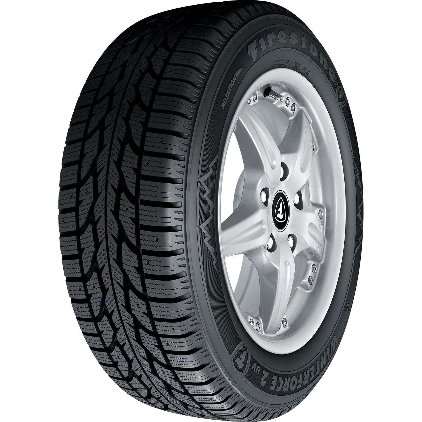 Firestone Winterforce 2 UV Winter 225/65R17 102S Passenger Tire