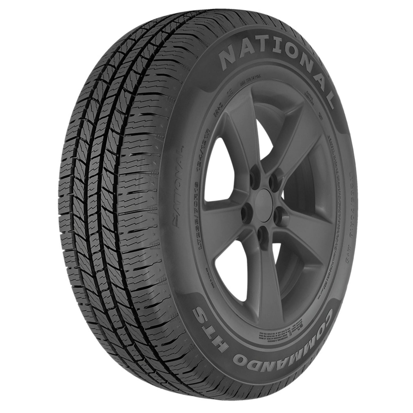 National Commando HTS All Season LT265/70R18 124/121R E Light Truck Tire