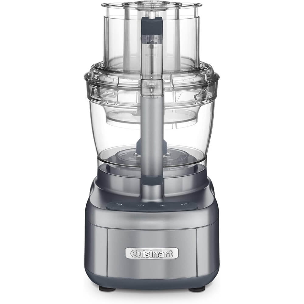 Restored Cuisinart FP-13DGMFR Elemental 13 Cup Food Processor and Dicing Kit, Gunmetal (Refurbished)