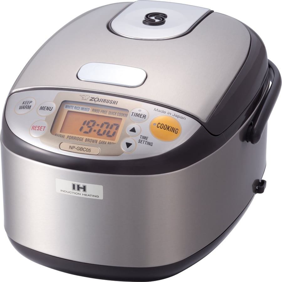 Zojirushi NP-GBC05 3-Cup Electric Rice Cooker, Stainless Steel - Induction Heating System