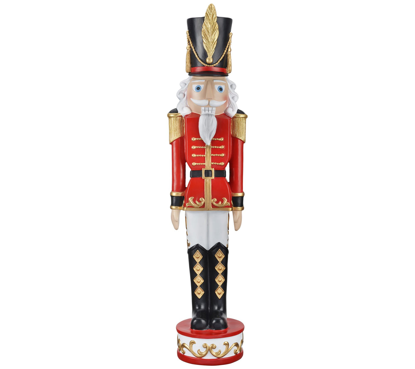 Haute Decor 37" Red and Black Christmas Nutcracker
