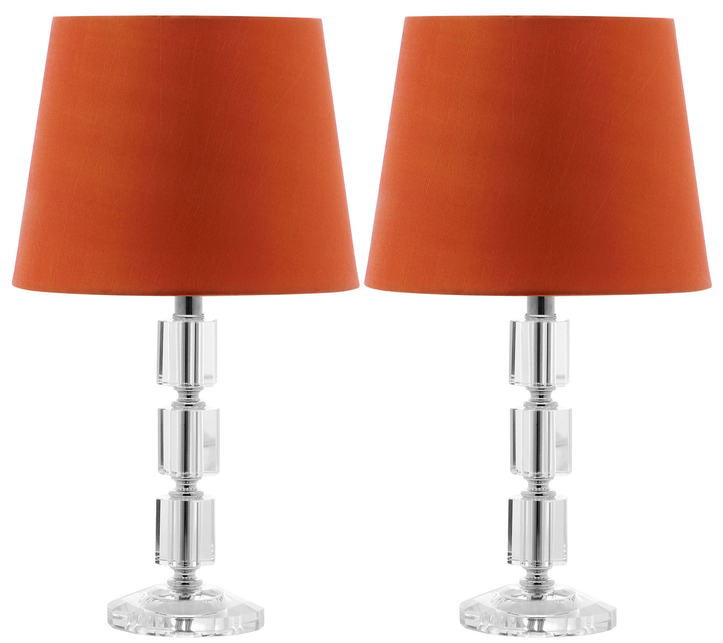Safavieh Set of 2 Erin Crystal Cube Lamps