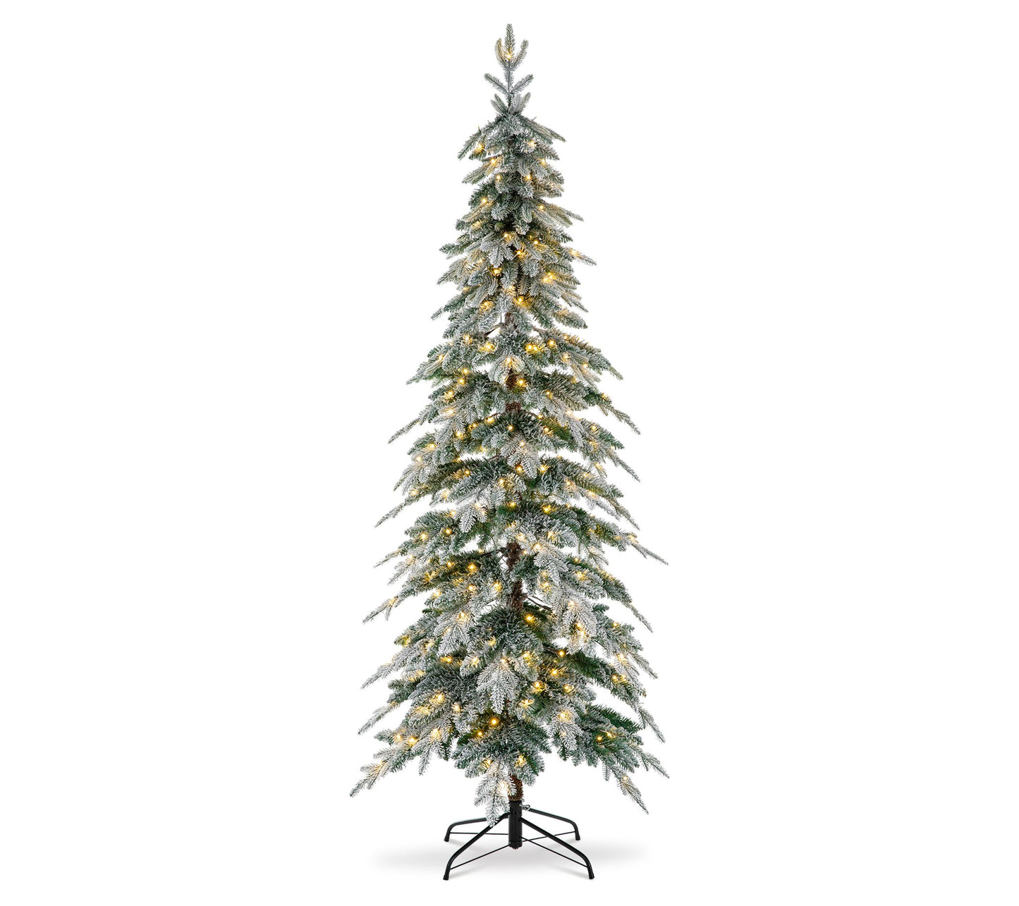 Glitzhome 7.5' Pre-Lit Pencil Spruce ChristmasTree