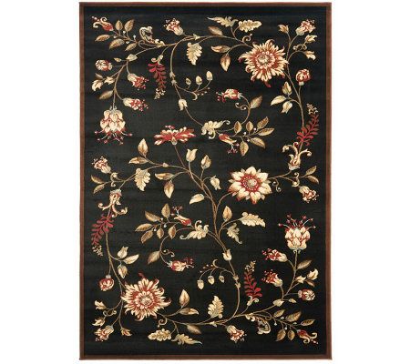 Lyndhurst Floral Swirl Power Loomed 8' x 11' Rug