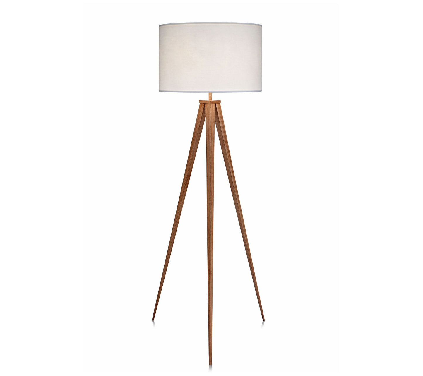 Teamson Home Romanza Tripod Floor Lamp With White Shade