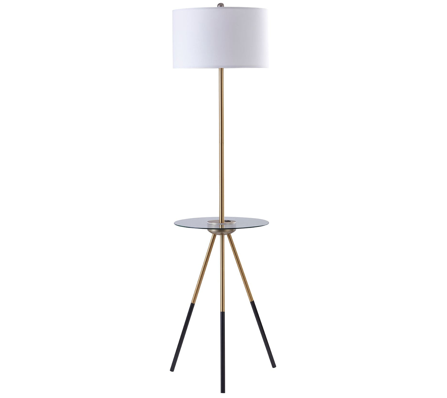 Teamson Home Myra Floor Lamp with USB Port andTripod Legs