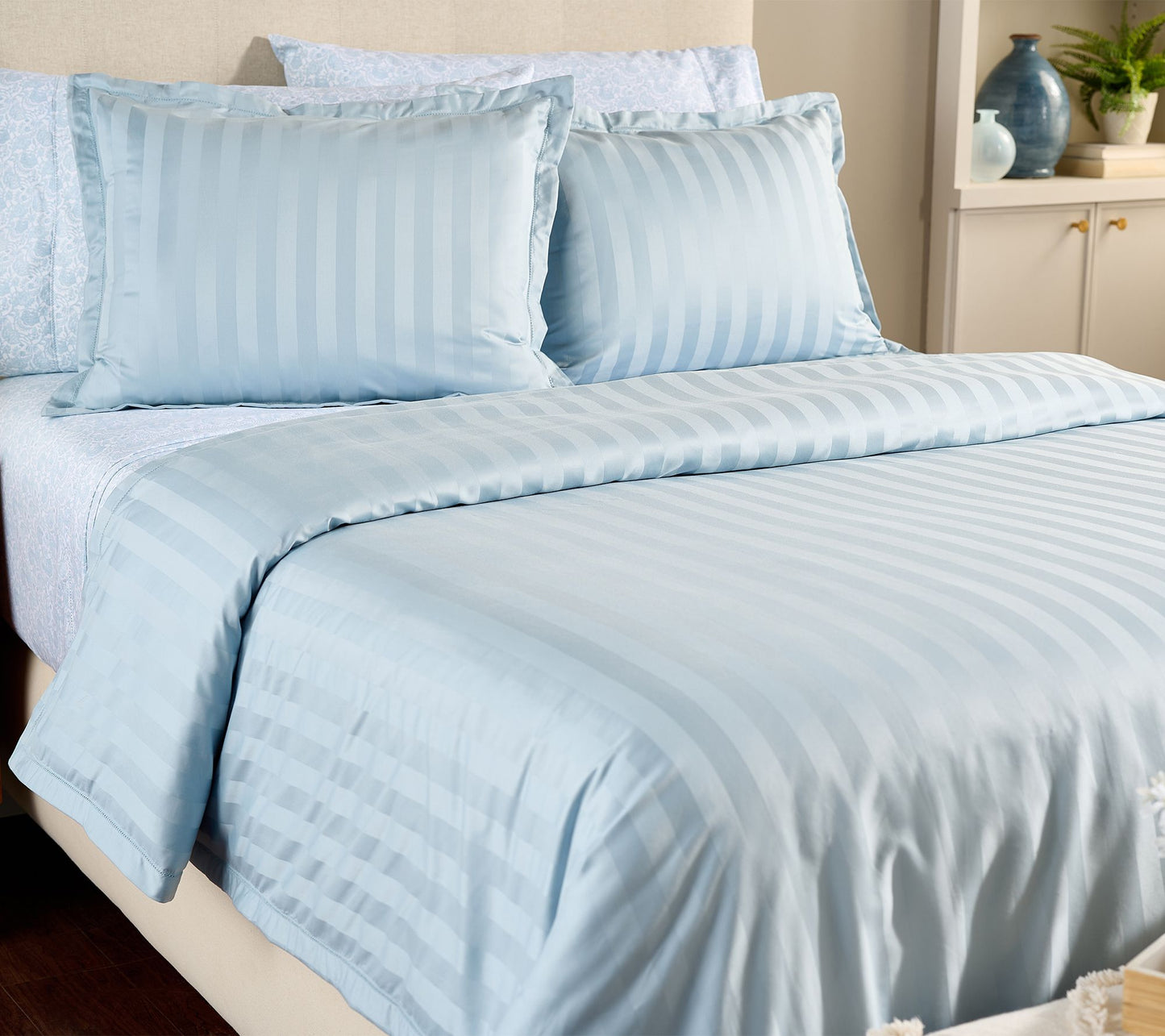 Northern Nights Infinity Weave 700TC Cotton Duvet & Sham Set- Queen