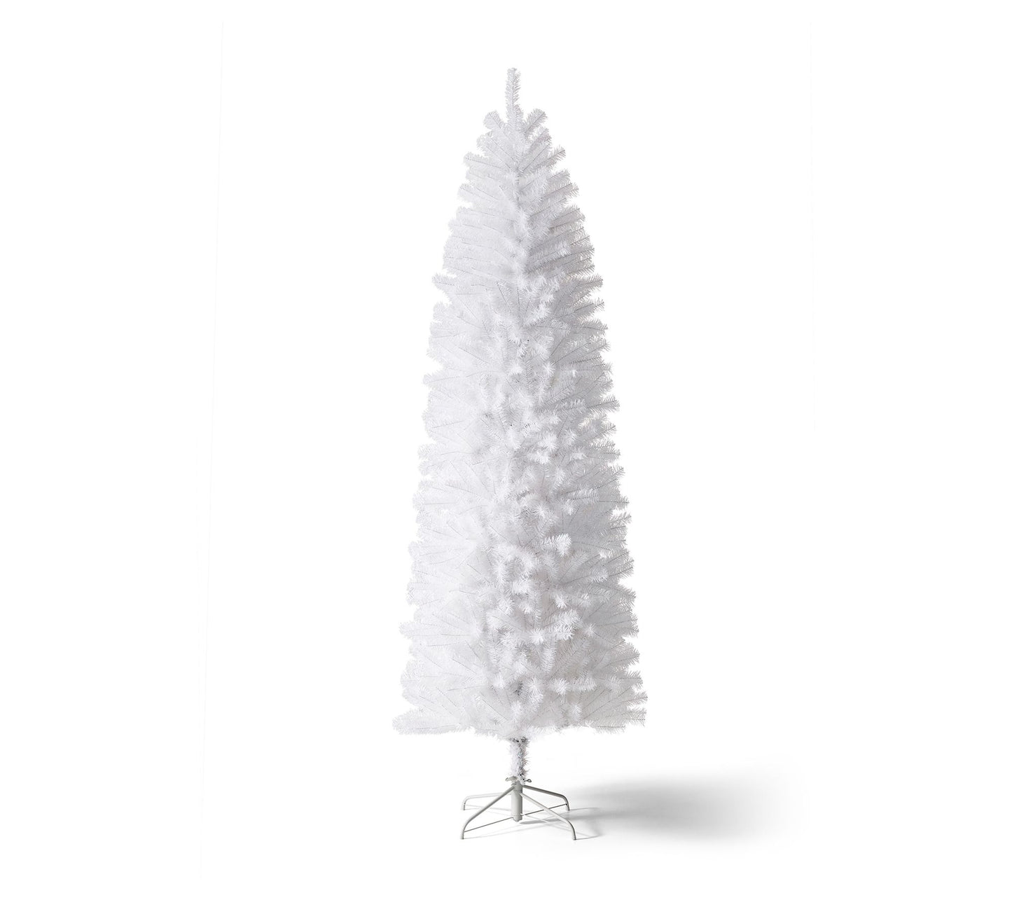 Glitzhome 7.5' Pencil Tinsel Artificial Christmas Tree