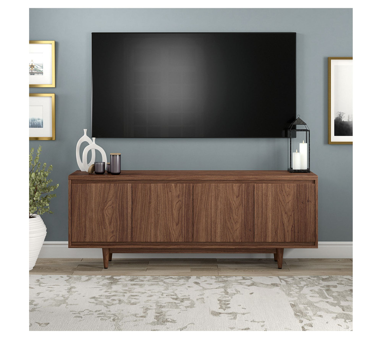 Hudson&Canal Aelin Rectangular TV Stand forTV's up to 75"