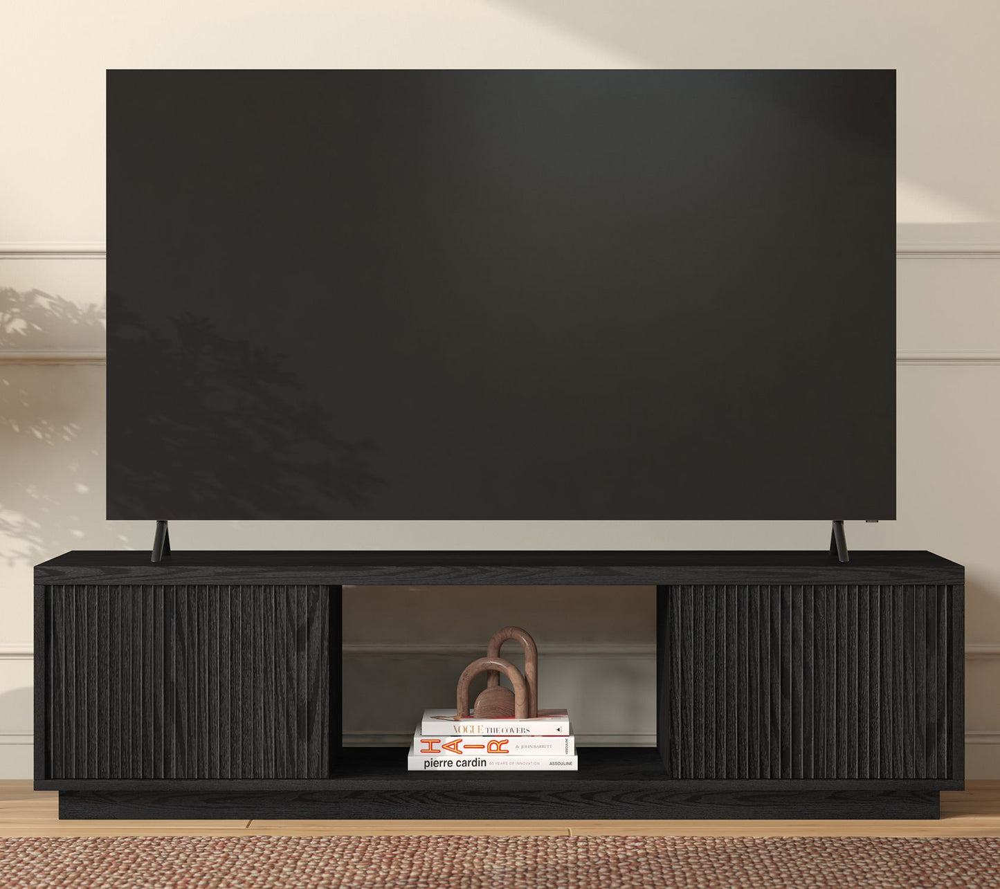 Hudson&Canal Dorian Rectangular TV Stand for TV's up to 65"