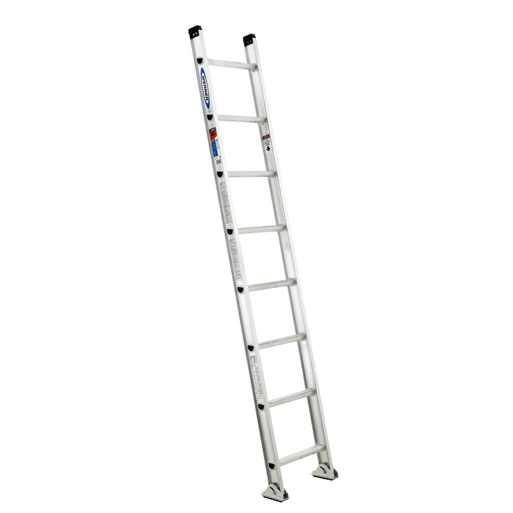 Werner D1500-1 8-ft Aluminum Type 1A-300-lb Load Capacity Straight Ladder D1508-1