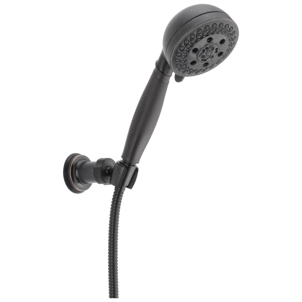 Delta Universal Showering Components 5.0 -Spray Venetian Bronze 4.09-in Round Handheld Shower Head 1.75 GPM