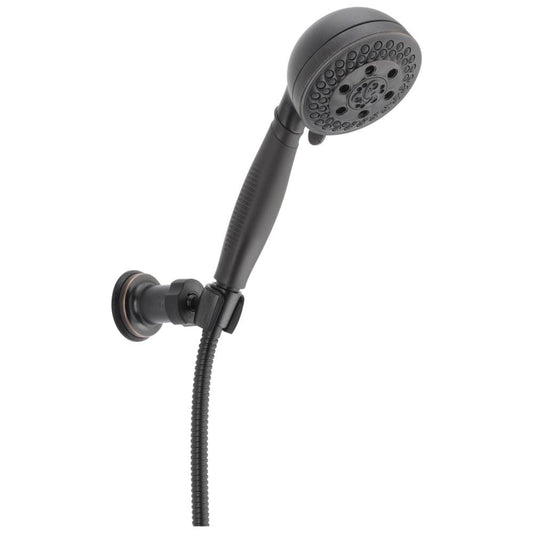 Delta Universal Showering Components 5.0 -Spray Venetian Bronze 4.09-in Round Handheld Shower Head 1.75 GPM