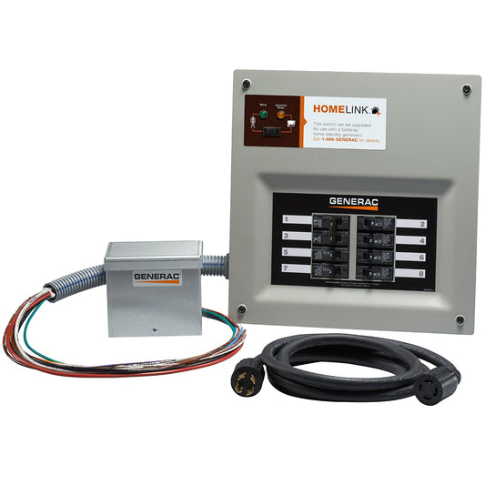 Generac 30-Amp HomeLink manual transfer switch Manual Transfer Switch 6854