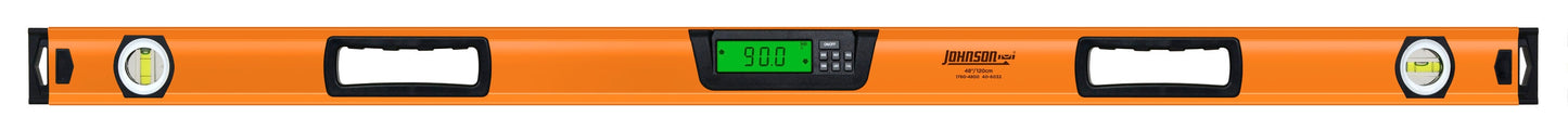 Johnson Level Aluminum 48-in 2 Vial Box Beam Level 1760-4800