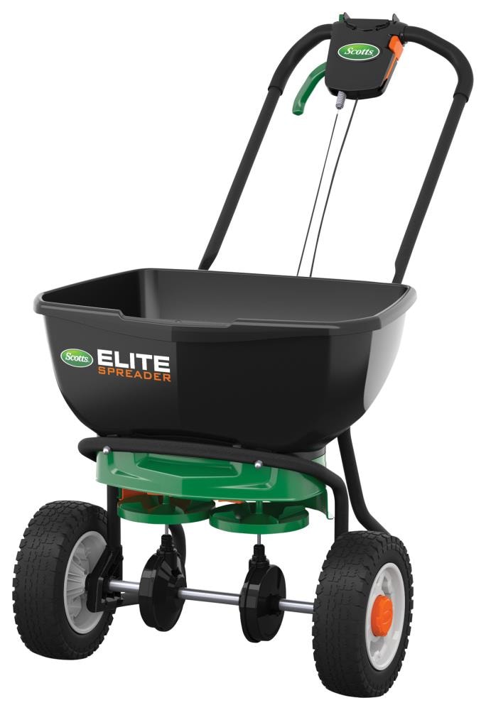 Scotts 80-lb Elite Spreader Broadcast Fertilizer Spreader 75902
