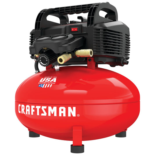 CRAFTSMAN 6-Gallon Portable Electric 150 PSI Pancake Air Compressor CMEC6150