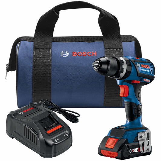 Bosch 1/2-in 18-volt 4-Amp Variable Speed Brushless Cordless Hammer Drill (1-Battery Included) GSB18V-535CB15