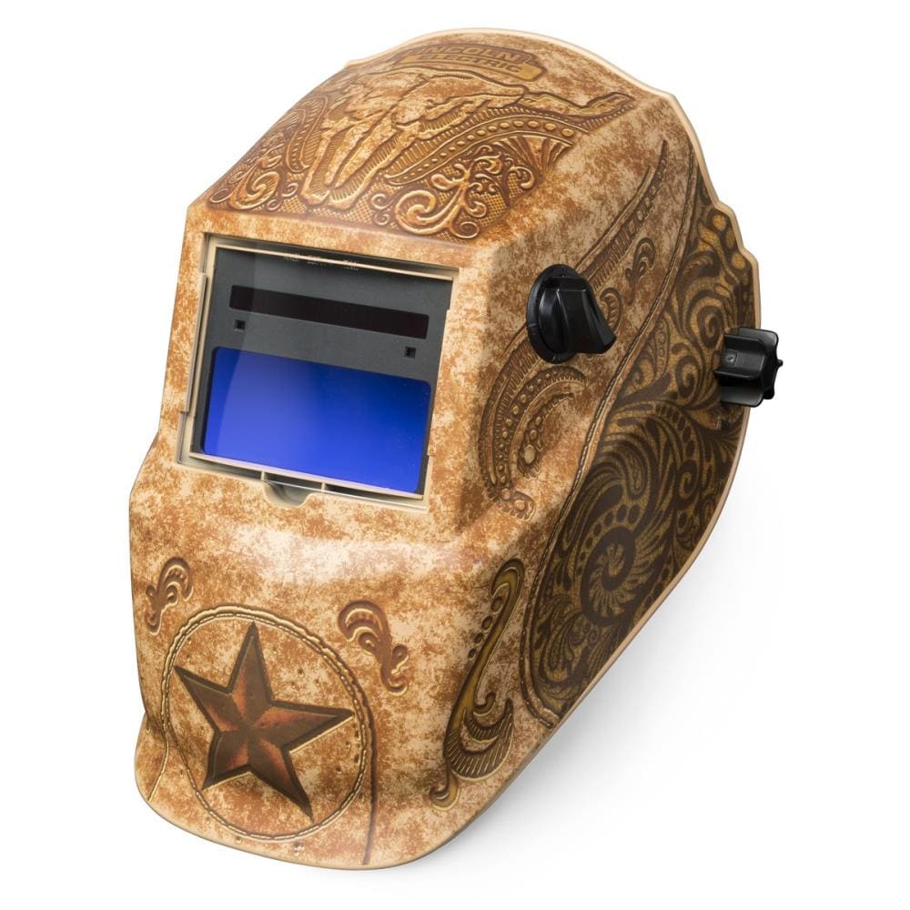 Lincoln Electric Auto Darkening Variable Shade Brown Welding Helmet K4134-1